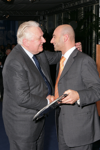 Mr. Iginio Liberali - LU-VE President and Mr. Michele Faggioli - SEST General Manager